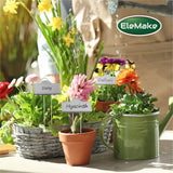 1 x RAW Customer Returns Metal Plant Labels Weatherproof 25 Pcs, Outdoor Garden Markers Tags for Plants Vegetables Herb Seedlings Flowers, Label Area 9.4CM 3.3CM Height 26CM - RRP €29.99