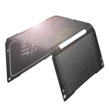 1 x RAW Customer Returns SUPAREE 30w Foldable Portable Solar Panel Portable Solar Panel 12V Portable Solar Charger with USB and USB C Ports for Mobile Tablet Hiking Camping Trekking - RRP €38.32