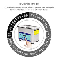 1 x RAW Customer Returns AIPOI Ultrasonic Cleaning Machine Ultrasonic Cleaner 800ML, 35W Stainless Steel Ultrasonic Device, 40KHz Ultrasonic Bath Cleaning for Jewelry, Glasses, Watches, Dentures, Small Parts, Ultrasonic Cleaner - RRP €56.45