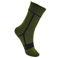 1 x RAW Customer Returns Kadem Unisex Women Men Adults Children Waterproof Breathable Outdoor Lifestyle Socks Running Cycling Hiking Water Sports Winter Sports Outdoor Sports olive L 43-46 - RRP €28.5