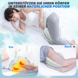 1 x RAW Customer Returns SAHEYER knee pillow for side sleepers, orthopedic memory foam leg pillow, ergonomic side sleeper pillow, knee pillow for relieving hip, back, knee pain, pregnancy - RRP €25.18