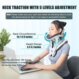 1 x RAW Customer Returns ALLILUYAA Neck Stretcher, Electric Neck Stretcher Orthopedic, with 3 Power Traction and 8 Airbag Support, Neck Brace, Which Decompresses The Neck and Relieves Neck Tension - RRP €189.99