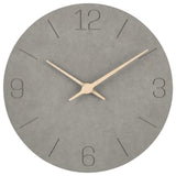 1 x RAW Customer Returns Warminn MDF Wooden Wall Clock No Ticking Noise Silent Modern 30cm Quartz Large Battery Operated Wall Clock Easy to Read for Room Home Kitchen Bedroom Office School Grey  - RRP €22.64