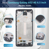 1 x RAW Customer Returns RongZy for Samsung Galaxy A52 4G A525F LCD Screen Replacement for Galaxy A52 4G Touch Screen Digitizer Display with Tools Incell with Frame  - RRP €39.2