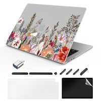 1 x RAW Customer Returns TeDaWen Compatible MacBook Air 13.6 Inch Case 2022-2024 Release Model M3 A3113 M2 A2681 Chip, Printed Pattern Hard Shell Laptop Case for MacBook Air 13.6 Inch, Plants Flowers A1 - RRP €23.7