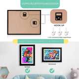 1 x RAW Customer Returns NIBESSER Front Opening Picture Frame for Children s Drawings Kids Art Frame Fillable Hinged Change Art Photo Frame A4 Artwork Ideal for School, Home or Office - RRP €21.17