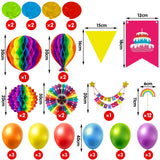 5 x Brand New Joykindom Birthday Decoration - Birthday Decoration 60Pcs Set with Happy Birthday Garland Party Decoration Birthday Decoration Girls Boys Children s Birthday Decoration - RRP €69.95