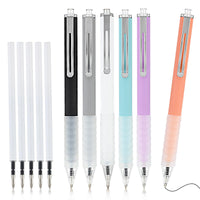 3 x Brand New Thinp Pack of 6 gel pens, retractable gel pens, aesthetic gel pens, quick-drying ink gel pen, 0.5 mm fine tip ballpoint pen with 6 refills, gel pens for school, office, home - RRP €50.4