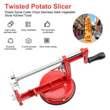 1 x RAW Customer Returns Potato cutter, spiral cutter potato, manual potato spiral twister cutting machine for fruit, vegetables, potatoes, tornado chips, cucumbers or carrots - RRP €25.1