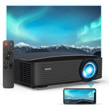 1 x RAW Customer Returns NexiGo PJ20 Projector 1080P Native Support Dolby, 500ANSI - More than 9500 Lux , 5G Wi-Fi, Outdoor Movie Projector, BT5.1, Compatible with TV Sticks, iPhone, Android, Laptop, Console - RRP €238.01