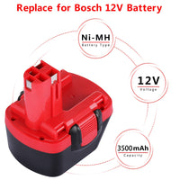 1 x RAW Customer Returns KINGTIANLE Pack of 2 12V 3.5Ah NI-MH batteries for Bosch BAT043 BAT045 BAT120 BAT139 2607335542 2607335526 2607335274 2607335709 GSR 12-2 12VE-2 PSR 12 GSB 12VE-2 22612 2 3612 32612 Replacement battery - RRP €46.38