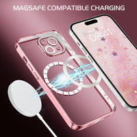 6 x Brand New DOMAVER iPhone 15 Case Glitter, Cell Phone Case iPhone 15 6.1 Case Compatible with MagSafe, for Girls and Women Protective Case Cover, Gradient Pink - RRP €129.6