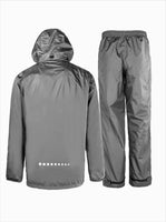 1 x RAW Customer Returns igeekwell Rain Suit Rain Jacket Men Waterproof Breathable Bicycle Rainwear Reflective Fishing Raincoat Lightweight Windproof Rain Jacket Rain Pants Set - RRP €67.99