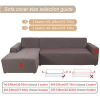 1 x RAW Customer Returns NIBESSER Sofa Cover with Elastic Peninsula 2 Piece Washable Living Room Sofa Cover with Modern Motifs Grey, 2 Seater 3 Seater  - RRP €57.04