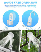 1 x RAW Customer Returns AUTOPkio Portable Camping Shower, 12V 24V Portable Camper Van Shower with Innovative Pump 12V Camper Shower Camping Showers for Camping, Caravans, Car, Washing the Dog, Garden Plants - RRP €26.77