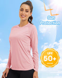 1 x RAW Customer Returns KEFITEVD women s UV protection shirt hiking shirt long sleeve sun protection cycling shirt sports shirt jogging running long sleeve shirt autumn - RRP €25.98