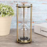 1 x RAW Customer Returns Empty Hourglass, Retro Metal Texture Hourglass Hourglass Hourglass Sandglass Alloy Frame 2  - RRP €24.37