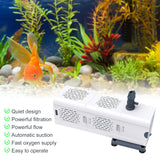 1 x RAW Customer Returns HENGBIRD Quiet Aquarium Internal Filter 4in1 Aquarium Filter, Filter Aquarium Aquarium Pump with Filter Aquarium Filter for Aquariums Filter Water Pump Oxygen Aeration Wave Maker for 20L-60L Aquarium - RRP €19.14