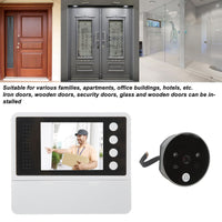 1 x RAW Customer Returns Digital Doorbell Viewer with LCD Screen, Peephole Viewer, Video Doorbell Camera, 135 Wide Angle, HD Night Vision, Digital Door Viewer for Home Security - RRP €56.79