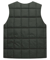 1 x Brand New KTWOLEN Men s Quilted Vest Outdoor Vest Winter Warm Sports Vests Fishing Vest Sleeveless Jacket with Pockets Transition Vests for Men, Green, XL - RRP €27.6