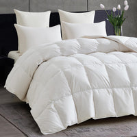 1 x RAW Customer Returns Degrees of Comfort duvet 135x200cm 2 pieces, 100 extra soft feathers down all year round duvet, cover made of 100 cotton, suitable for allergy sufferers, Oeko-Tex Standard 100 - RRP €139.99