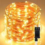 1 x RAW Customer Returns LED fairy lights outdoor, 30m 300 LED lights copper wire Christmas lighting indoor outdoor decoration waterproof with 8 modes for rooms, Christmas, trees, garden, party, wedding, holiday decoration, warm white - RRP €23.69