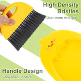 3 x Brand New Amabro mini dustpan set, mini brush table broom table sweeping set hand brush and shovel children s broom for home office school and pet cleaning - RRP €61.2