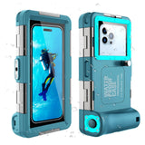 1 x RAW Customer Returns Universal Underwater Cell Phone Case 50ft 15m for Snorkeling, Diving, Swimming, Sports, Photo, Video, Housing, Compatible with Phones 4.7-6.9 inch, iPhone, Samsung, etc. - RRP €40.33