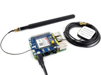 1 x RAW Customer Returns IBest waveshare 4G 3G 2G GSM GPRS GNSS HAT for Raspberry Pi, Based on SIM7600E-H, Support LTE CAT4 for Downlink Data Transfer, 4G Connection, Making Call, Sending SMS, Global Positioning - RRP €78.92