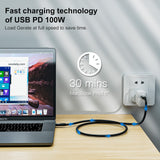 1 x RAW Customer Returns MOPOCHG USB C Cable, USB C 3.2 Gen2x2 20Gbps Data Cable, PD 3.1 Fast Charging Cable 240W Type C Charging Cable with 4K 60Hz Video for iPhone 15 15 Pro, Thunderbolt 3 4, Laptop, Cell Phone, Monitor 3M  - RRP €18.99