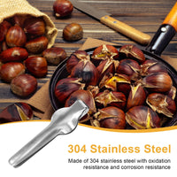 28 x Brand New Chestnut cutter stainless steel chestnut cutter chestnut cutter nutcracker walnuts nutcracker hazelnuts chestnut tongs chestnut tongs sweet chestnut cutter chestnut cutter chestnut cutter - RRP €225.4