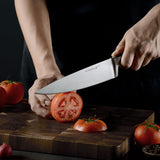 1 x RAW Customer Returns linoroso chef s knife 8 inch professional kitchen knife, ultra-sharp chef s knife with forged blade made of forged German stainless steel, full shaft, ergonomic handle - Classic series - RRP €33.95