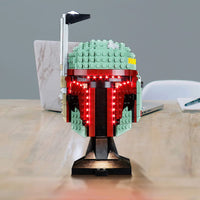 1 x RAW Customer Returns LED Lighting Kit Compatible with Lego Boba Fett Helmet No Model, Decoration LED Light Set Compatible with Lego 75277 Boba Fett Mask Collectible Creative Toy Gift - RRP €20.99