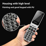 1 x RAW Customer Returns artfone Flip Cell Phone for Seniors with Big Buttons SOS Function Loud Volume 2.4 Display Dual SIM Unlocked Flashlight Easy to Use Flip, F20 Black - RRP €35.38