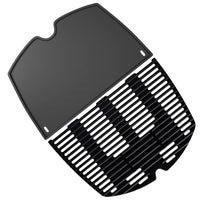 1 x RAW Customer Returns Vnierxful 7646 Grill Grate and 6506 Grill Plate Replacement Parts Accessories for Weber Q300 Q320 Q3000 Q3100 Q3200 Series Gas Grill, Cast Iron Grill Pan Accessories for Weber 7584 6560, 2Pack - RRP €84.29