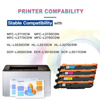 1 x RAW Customer Returns TN247 toner. Compatible for Brother TN247CMYK TN243, for HL-L3210CW L3230CDW L3270CDW DCP-L3510CDW L3550CDW MFC-L3710CW L3730CDN L3750CDW L3770CDW TN247BK TN247C TN247Y TN247M  - RRP €37.42