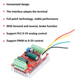 1 x RAW Customer Returns 12V 24V 48V PWM Brushless Motor Controller, Forward Reverse Brushless DC Electric Speed Module 400W DC Supports PLC 0-5V Analog Control Amplitude 2.5-5V Brushless Motor Controller - RRP €25.2