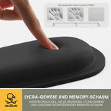 1 x RAW Customer Returns GIM wrist rest keyboard wrist rest GIM hand rest pad mouse pad with hand rest ergonomic mouse pad with gel cushion mouse arm rest desk wrist rest ergonomic gel - RRP €11.99