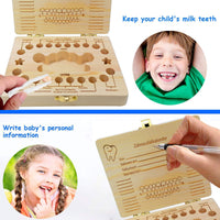 5 x Brand New Shengruili Wooden Children s Keepsake Gift, Baby Tooth Box for Children s Teeth, Wooden Children s Tooth Box, Tooth Box for Girls Boys, Teeth Saver Box - RRP €114.0