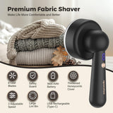 1 x RAW Customer Returns Electric Lint Shaver, Lint Shaver With 3 Blades 8w Powerful Lint Shaver, Digital Display Lint Remover Sweater, Lint Shaver with 3 Speeds for Fabric Furniture Clothing - RRP €20.16