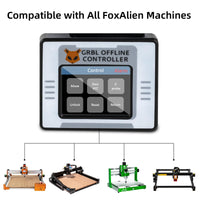 1 x RAW Customer Returns FoxAlien CNC Offline Control Module with Touchscreen LCD GRBL Control for 3018-SE, Masuter CNC Router Engraving Machine - RRP €60.49