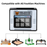 1 x RAW Customer Returns FoxAlien CNC Offline Control Module with Touchscreen LCD GRBL Control for 3018-SE, Masuter CNC Router Engraving Machine - RRP €60.49