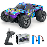 1 x RAW Customer Returns ACAMMZAR AT1 RC Remote Control Car, RC Cars 60 min Running Time with 2 Batteries, 2WD 2.4GHz Offroad Electric Toy Car with LED Lights Gift for 6 7 8 Year Old Boys Children Adults - RRP €39.99