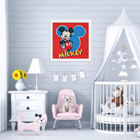 3 x Brand New TOSTOG Diamond Painting Children with Wooden Frame, 5D Cartoon Anime Mouse Full Diamond Painting Pictures Adult Children Boy Girl, DIY Gem Art Painting Kit for Home Wall Decor 18 x 18 cm - RRP €61.2