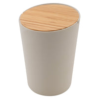 1 x RAW Customer Returns Point-Virgule table waste bin with lid and large filling opening, small organic waste bin for the kitchen, beige, 3L - RRP €27.95