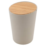 1 x RAW Customer Returns Point-Virgule table waste bin with lid and large filling opening, small organic waste bin for the kitchen, beige, 3L - RRP €27.95