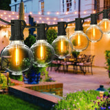 1 x RAW Customer Returns Segotendy LED fairy lights outdoor, 15M 25 2 G40 fairy lights power, IP65 weatherproof fairy lights, indoor outdoor fairy lights for balcony garden camping - RRP €25.99