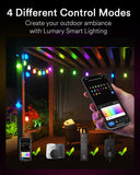 1 x RAW Customer Returns Lumary 16.5m Smart LED Fairy Lights Outdoor With Remote Control, Light Bulbs Fairy Lights with 15 1 Bulbs, Colorful Fairy Lights IP65 Waterproof Shatterproof Compatible with Alexa, Google Assistant for Garden - RRP €50.41