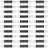 2 x Brand New Tagtight 30 Pieces Baby Forehead Thermometer Strips Reading, Self-Adhesive Thermometer Strips, Reusable Thermometer Stickers for Baby Children, Discoloration Stickers - RRP €52.8