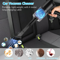 1 x RAW Customer Returns URAQT Powerful Car Vacuum Cleaner, 6000PA Powerful Mini Handheld Car Cigarette Lighter Hole Vacuum Cleaner, 60W Portable Corded Vacuum Cleaner with Washable Filter, Car Vacuum Cleaner for Car Cleaning - RRP €22.99